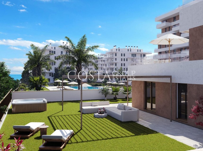Nowy budynek - Ground floor apartment -
Villajoyosa - Playa del Torres