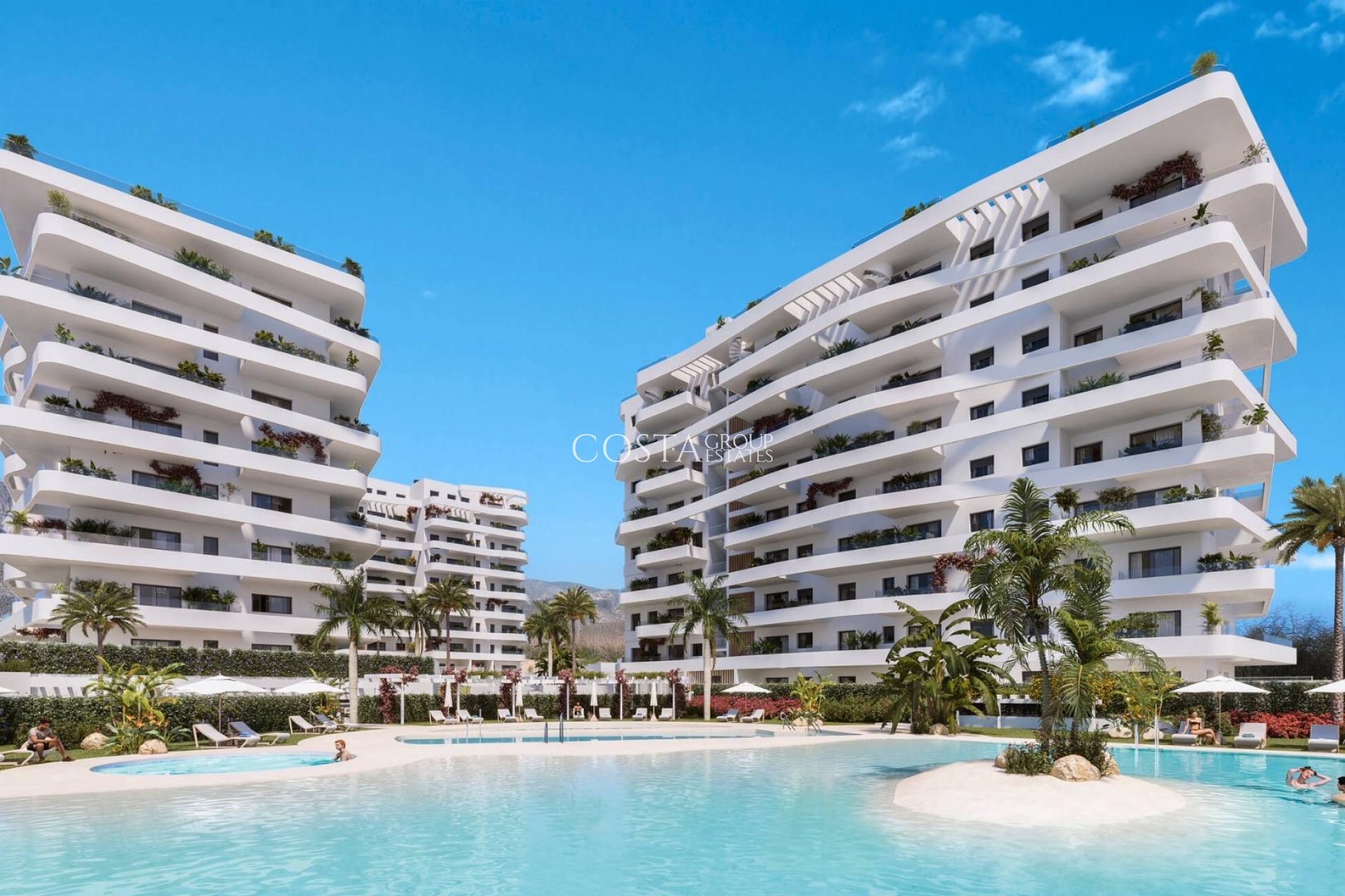 Nowy budynek - Ground floor apartment -
Villajoyosa - Playa del Torres