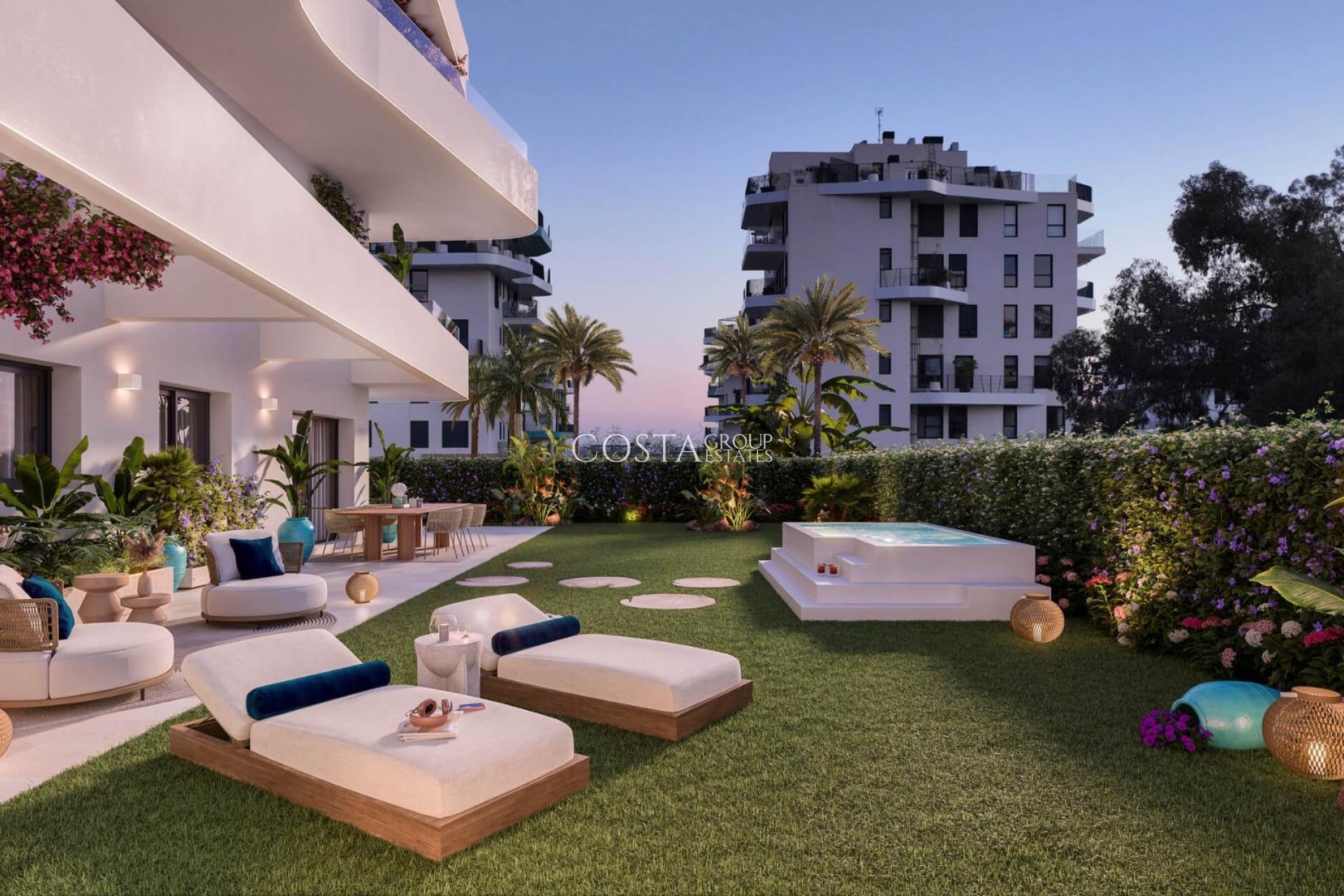 Nowy budynek - Ground floor apartment -
Villajoyosa - Playa del Torres