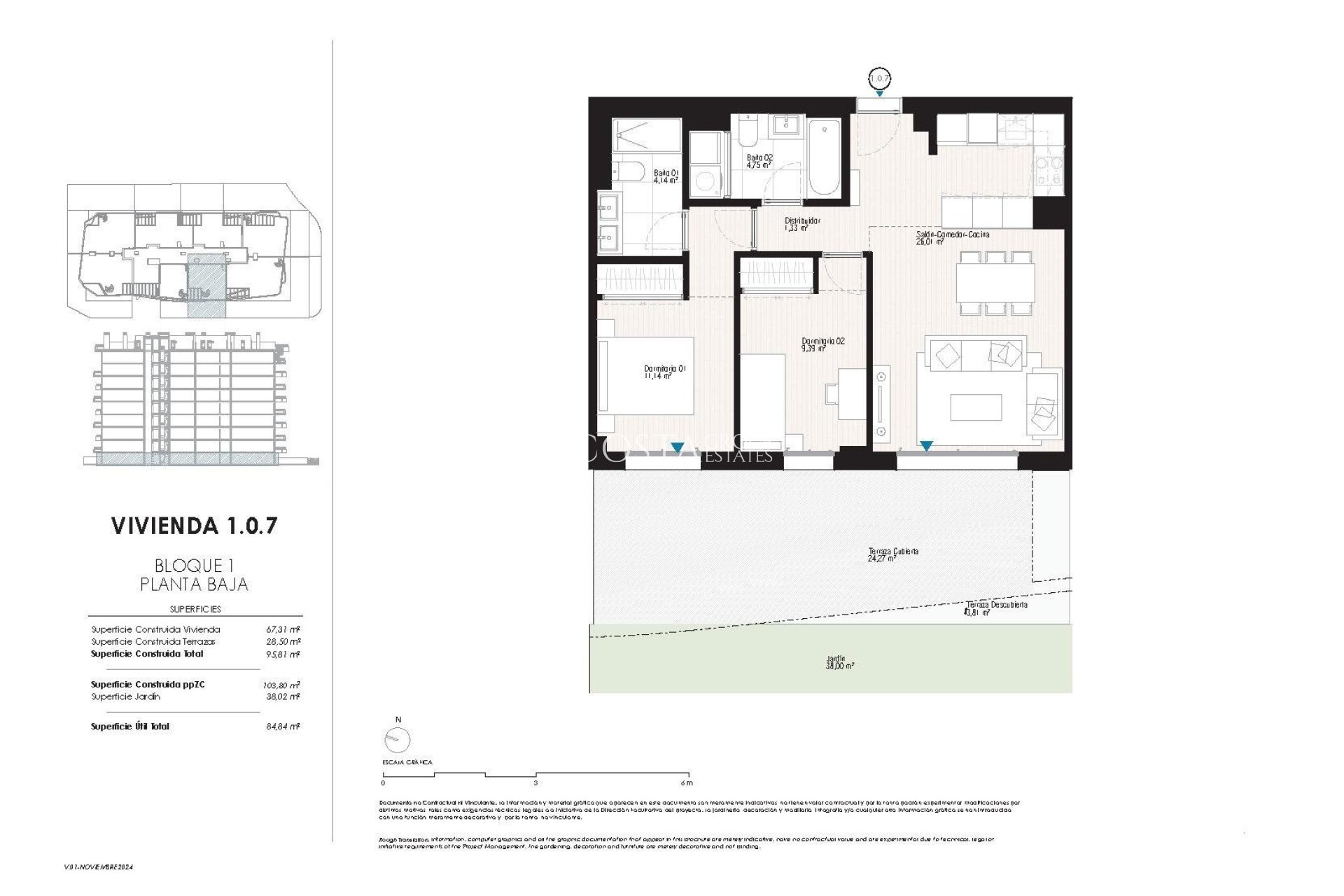 Nowy budynek - Ground floor apartment -
Villajoyosa - Playa del Torres