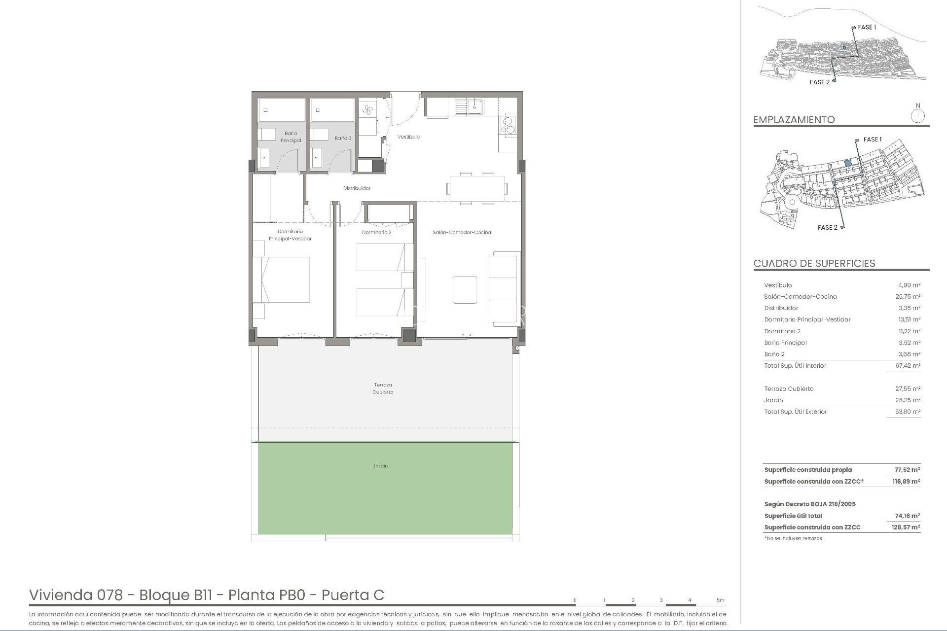 Nowy budynek - Ground Floor Bungalow -
Mojacar - Playa Macenas (Mojácar)