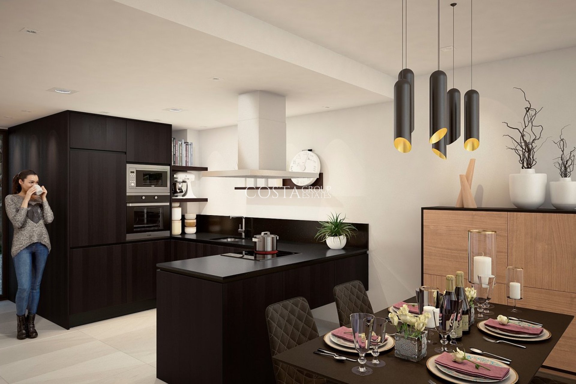 Nowy budynek - Semidetached -
Algorfa - La Finca Golf
