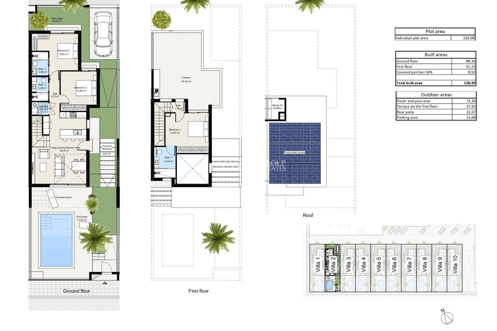Nowy budynek - Semidetached -
Los Nietos - Los Nietos playa