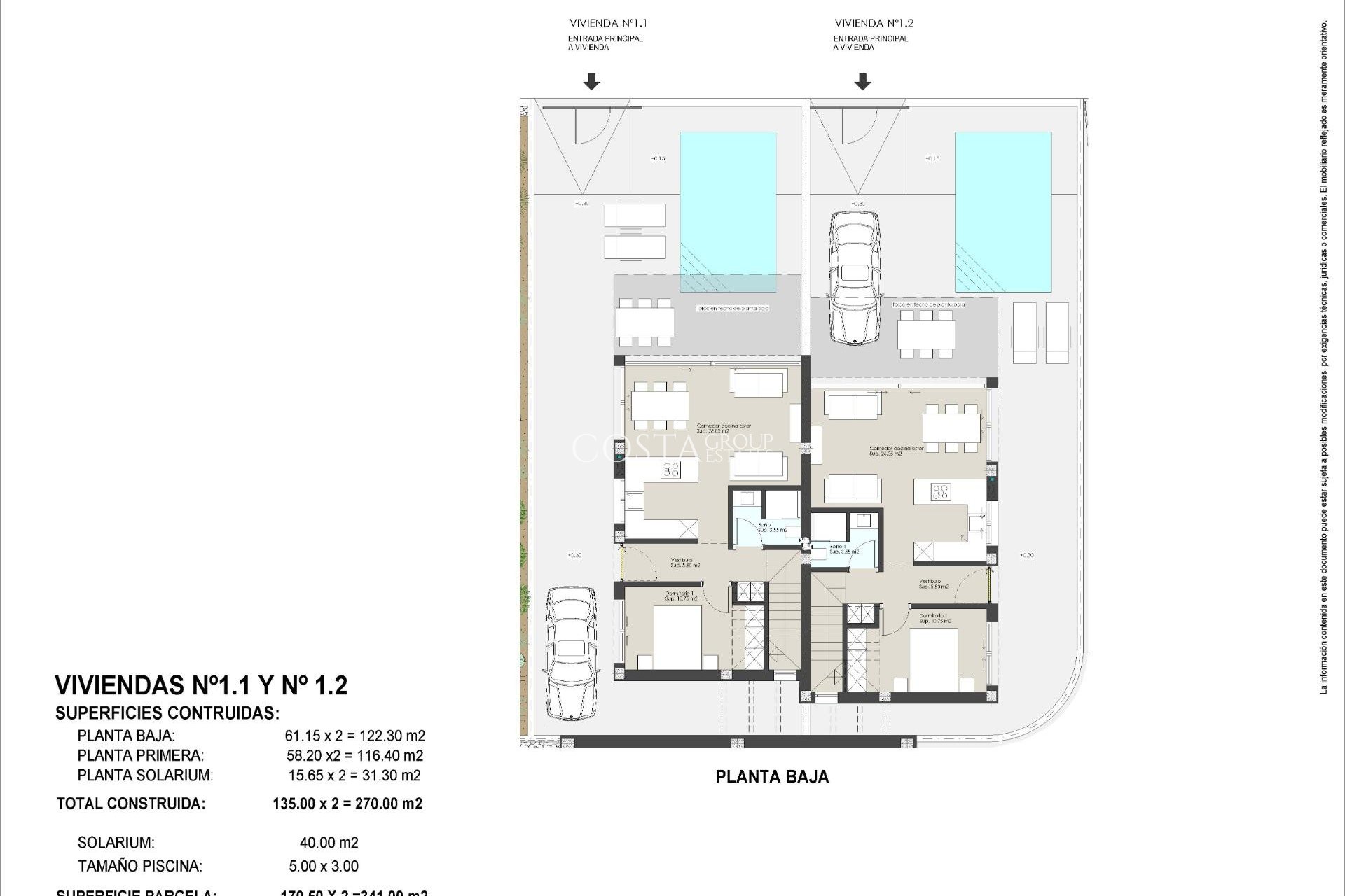 Nowy budynek - Semidetached -
Pilar de la Horadada - Las Higuericas