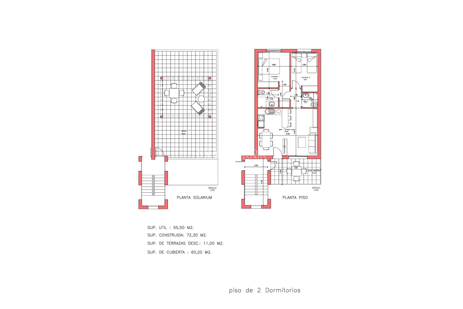 Nowy budynek - Top Floor Bungalow -
Fuente Álamo - La Pinilla