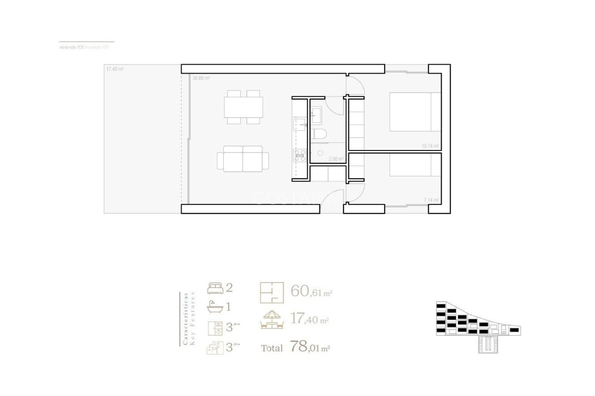 Nowy budynek - Willa -
Alfas del Pí - Barranc Fondo