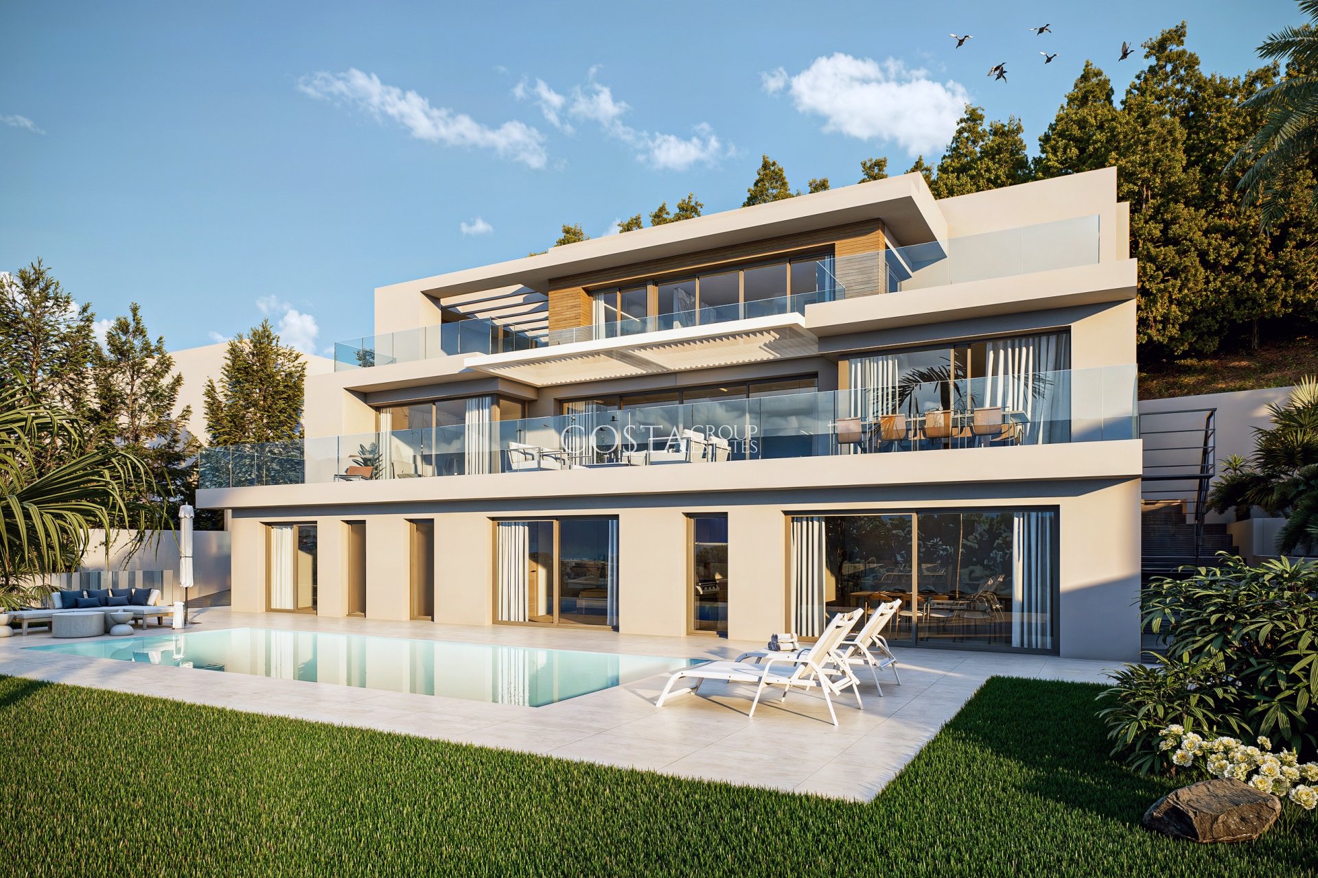 Nowy budynek - Willa -
Altea