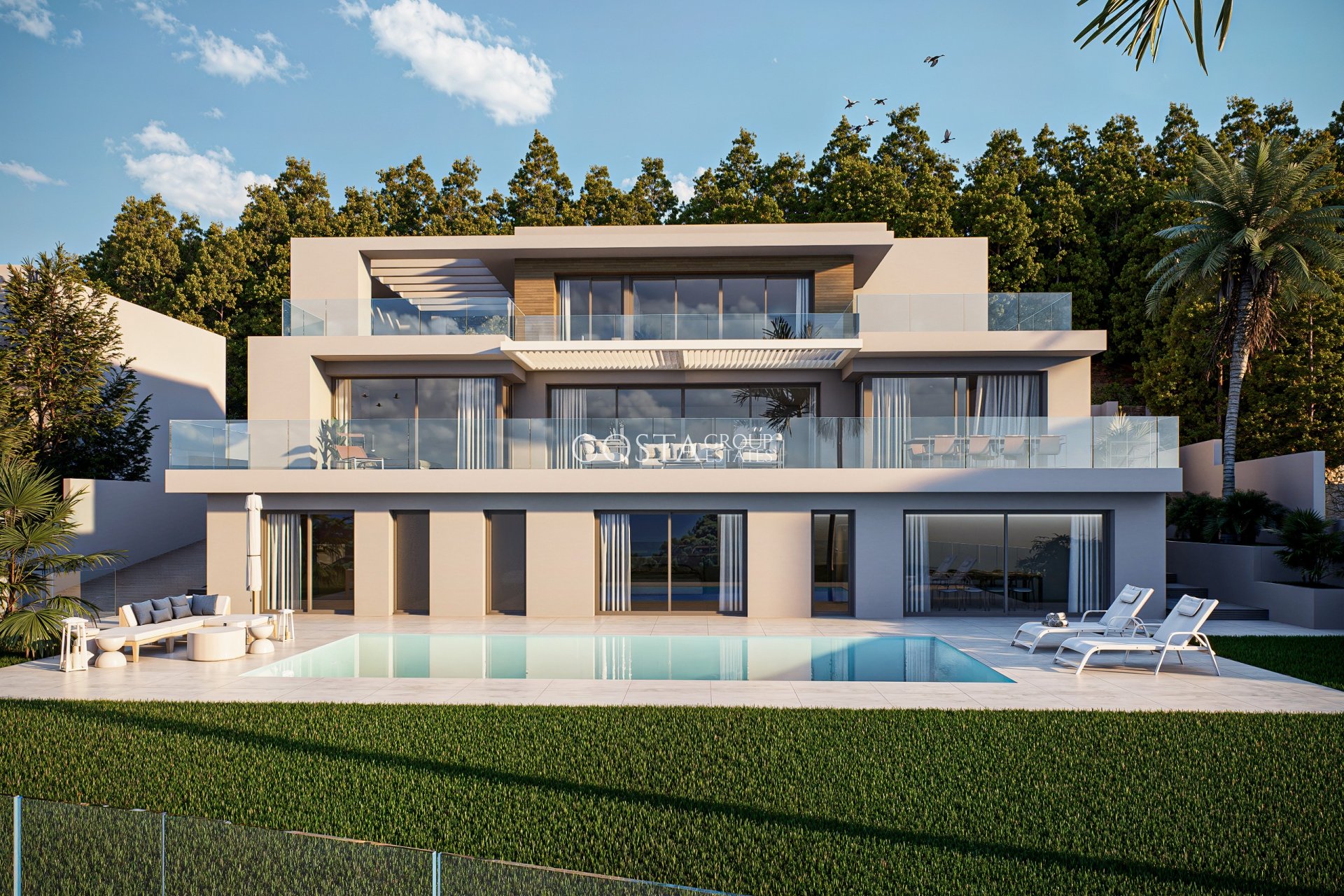 Nowy budynek - Willa -
Altea