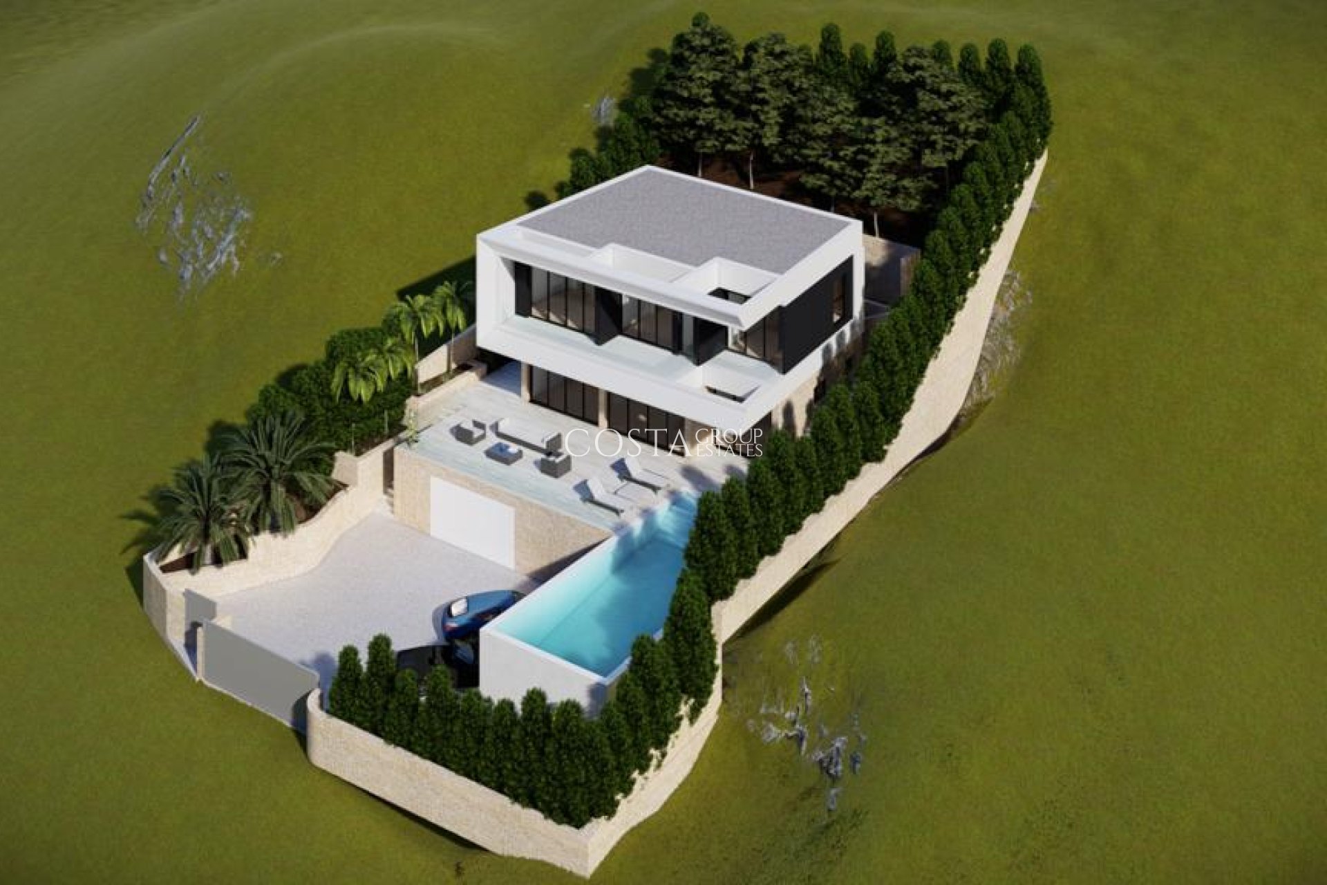 Nowy budynek - Willa -
Altea