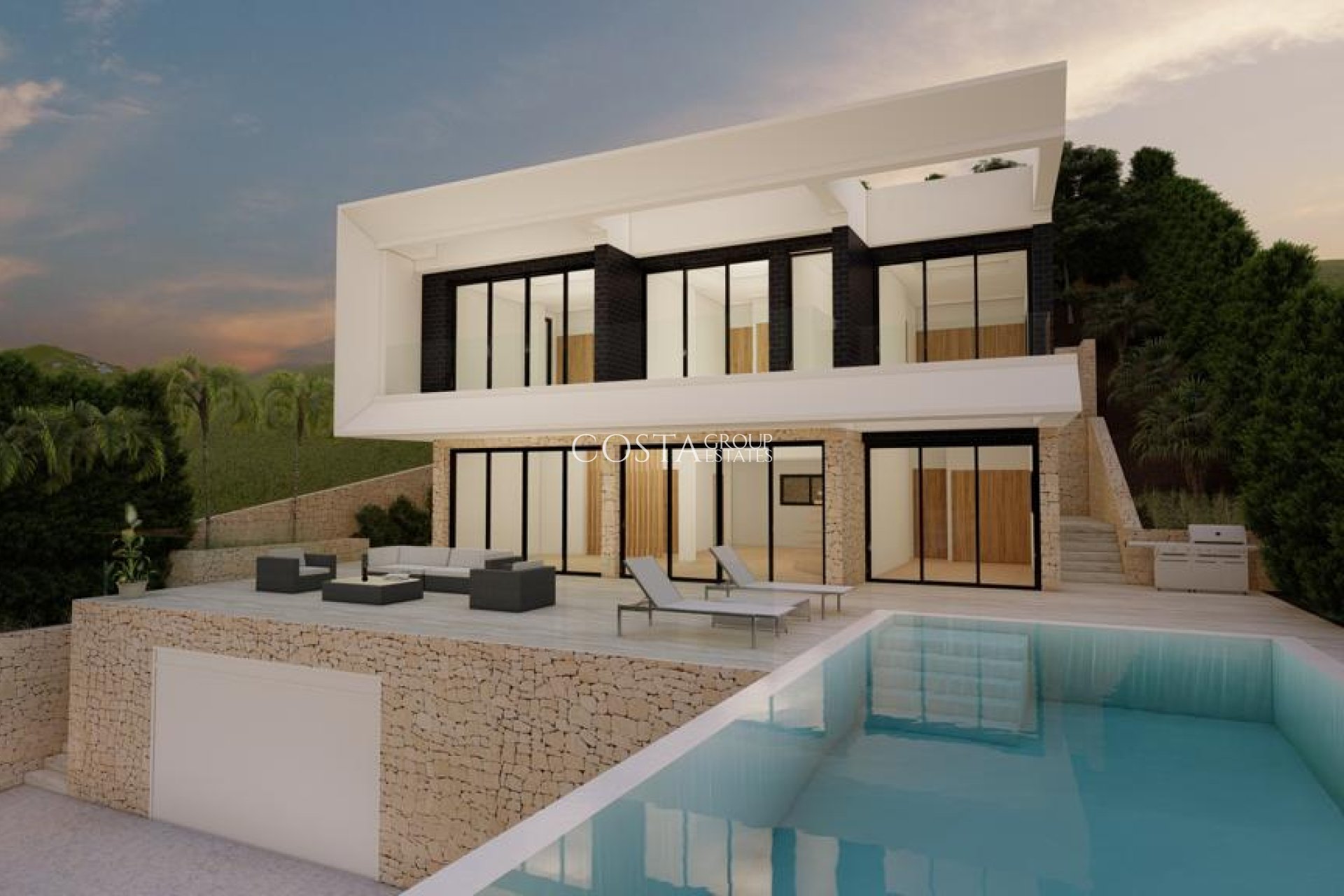 Nowy budynek - Willa -
Altea