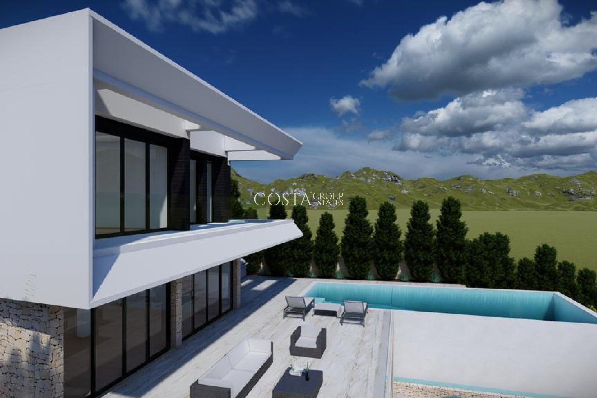 Nowy budynek - Willa -
Altea
