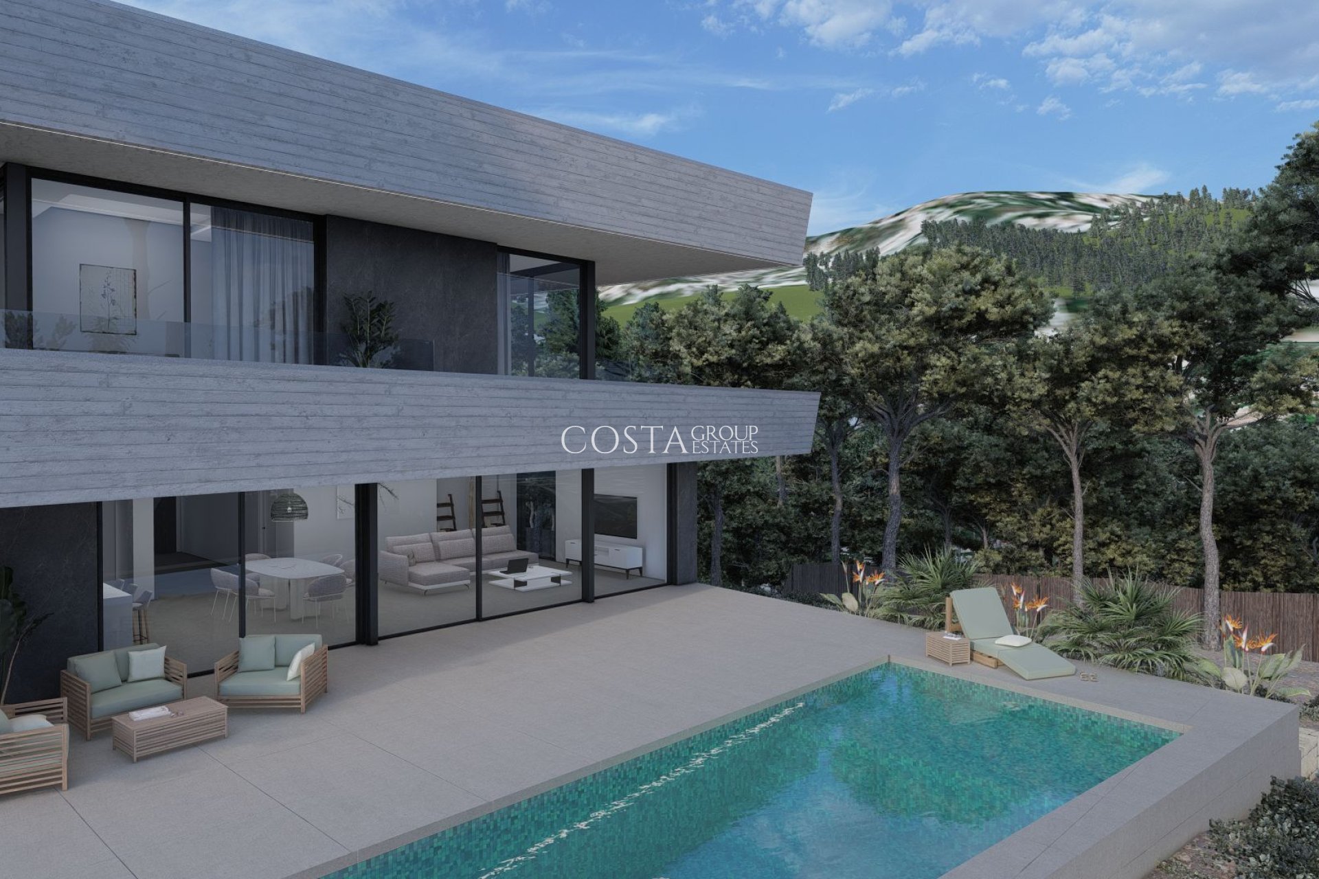 Nowy budynek - Willa -
Altea