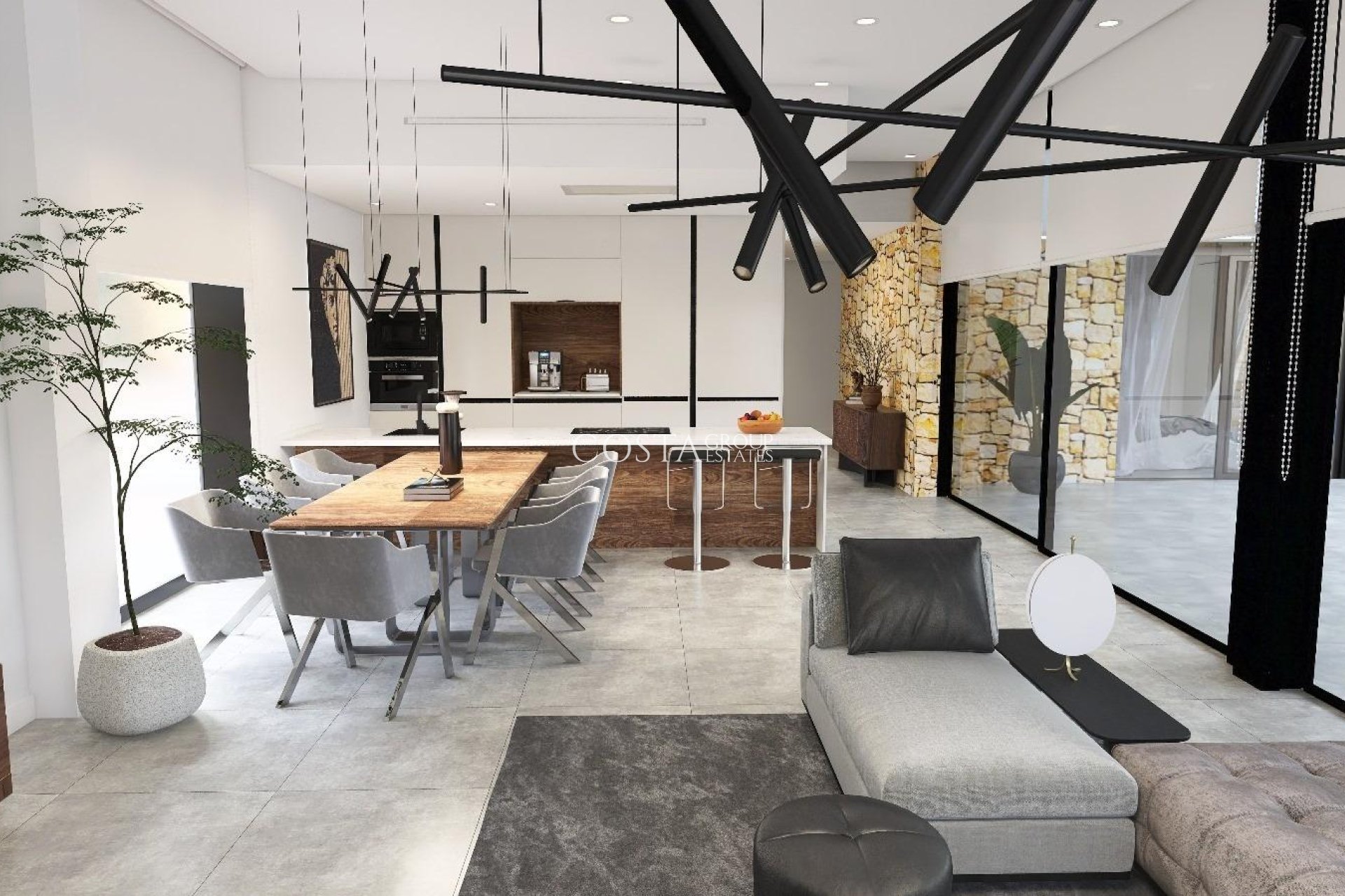 Nowy budynek - Willa -
Aspe