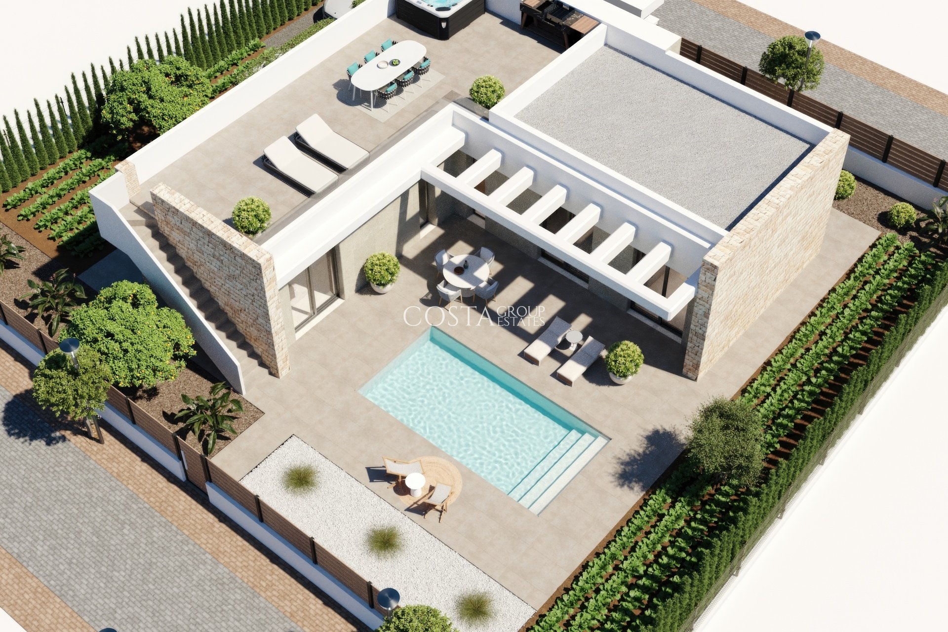Nowy budynek - Willa -
Hacienda del Alamo Golf