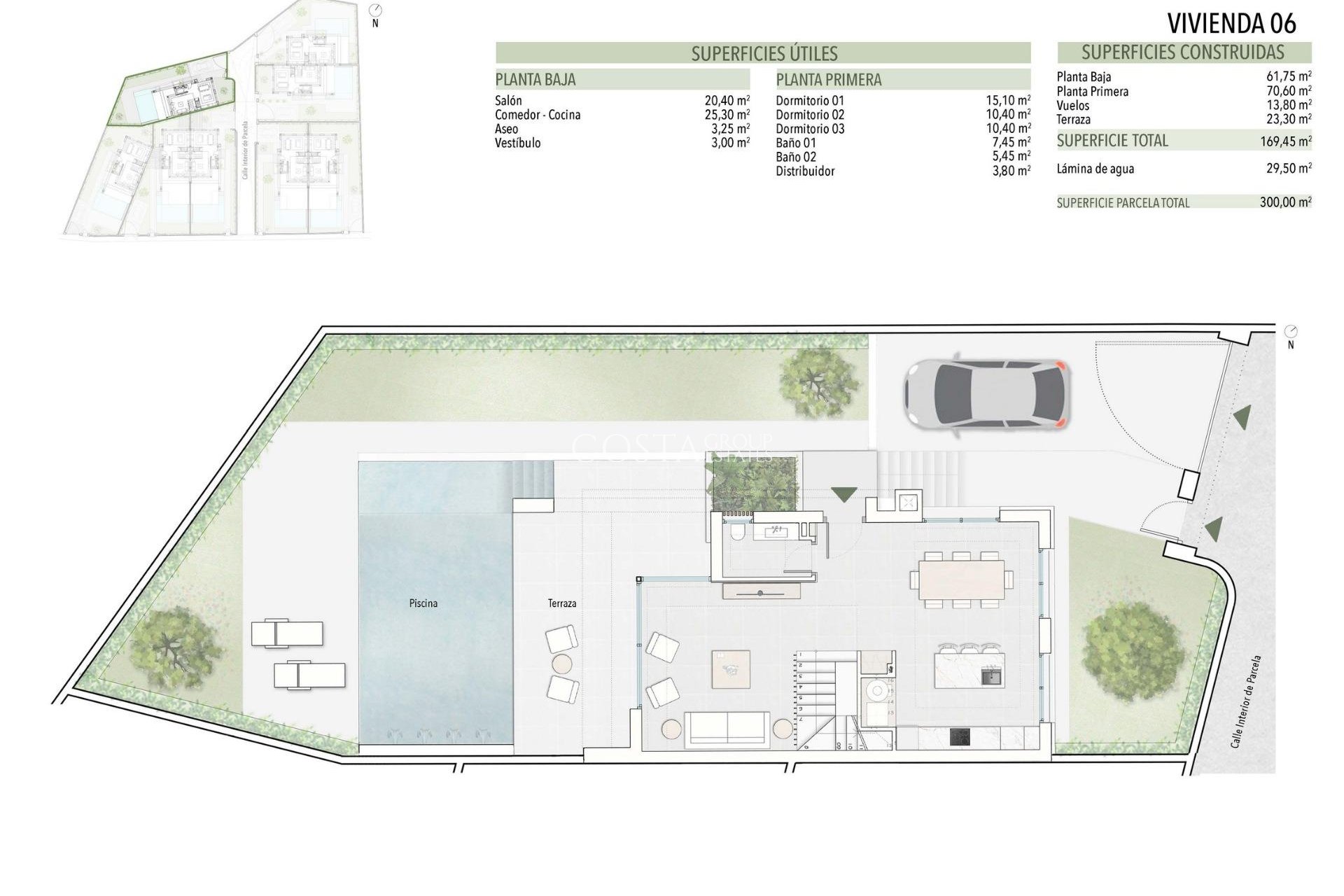 Nowy budynek - Willa -
Orihuela Costa - Las Filipinas