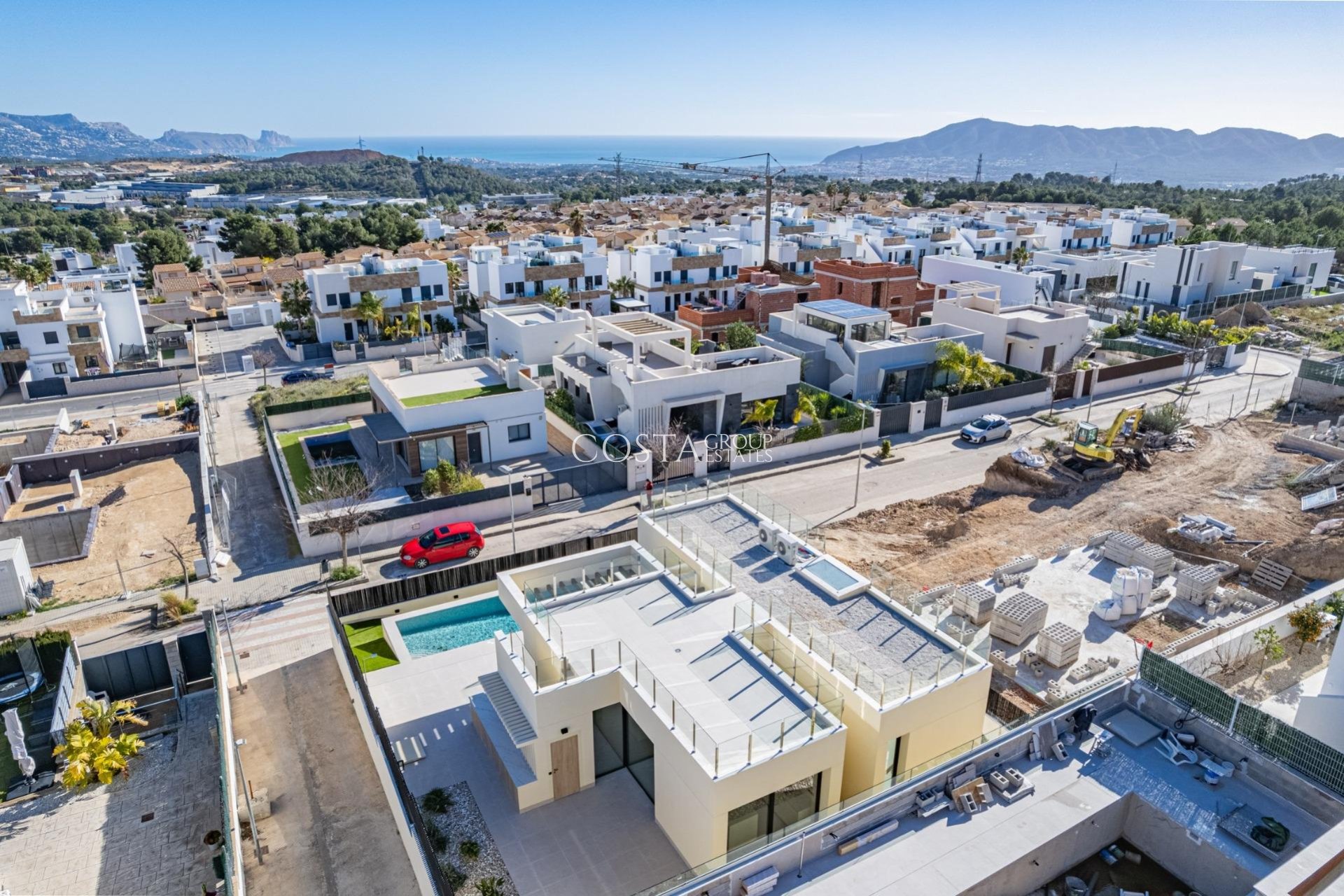 Nowy budynek - Willa -
Polop - La Alberca