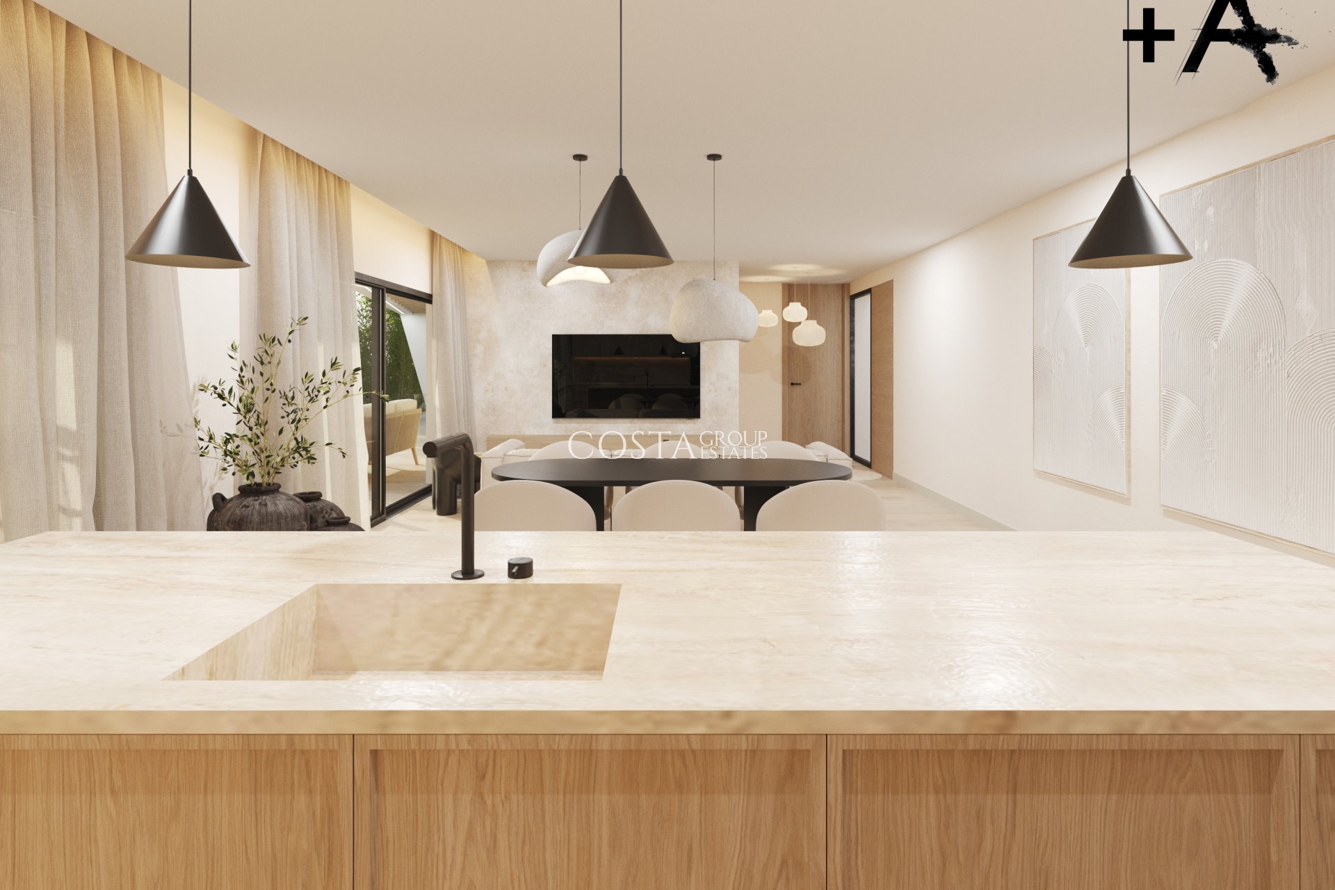 Nowy budynek - Willa -
Polop