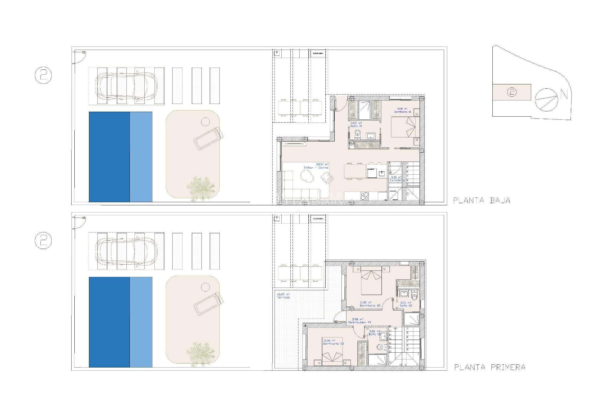 Nowy budynek - Willa -
San Pedro del Pinatar - Centro