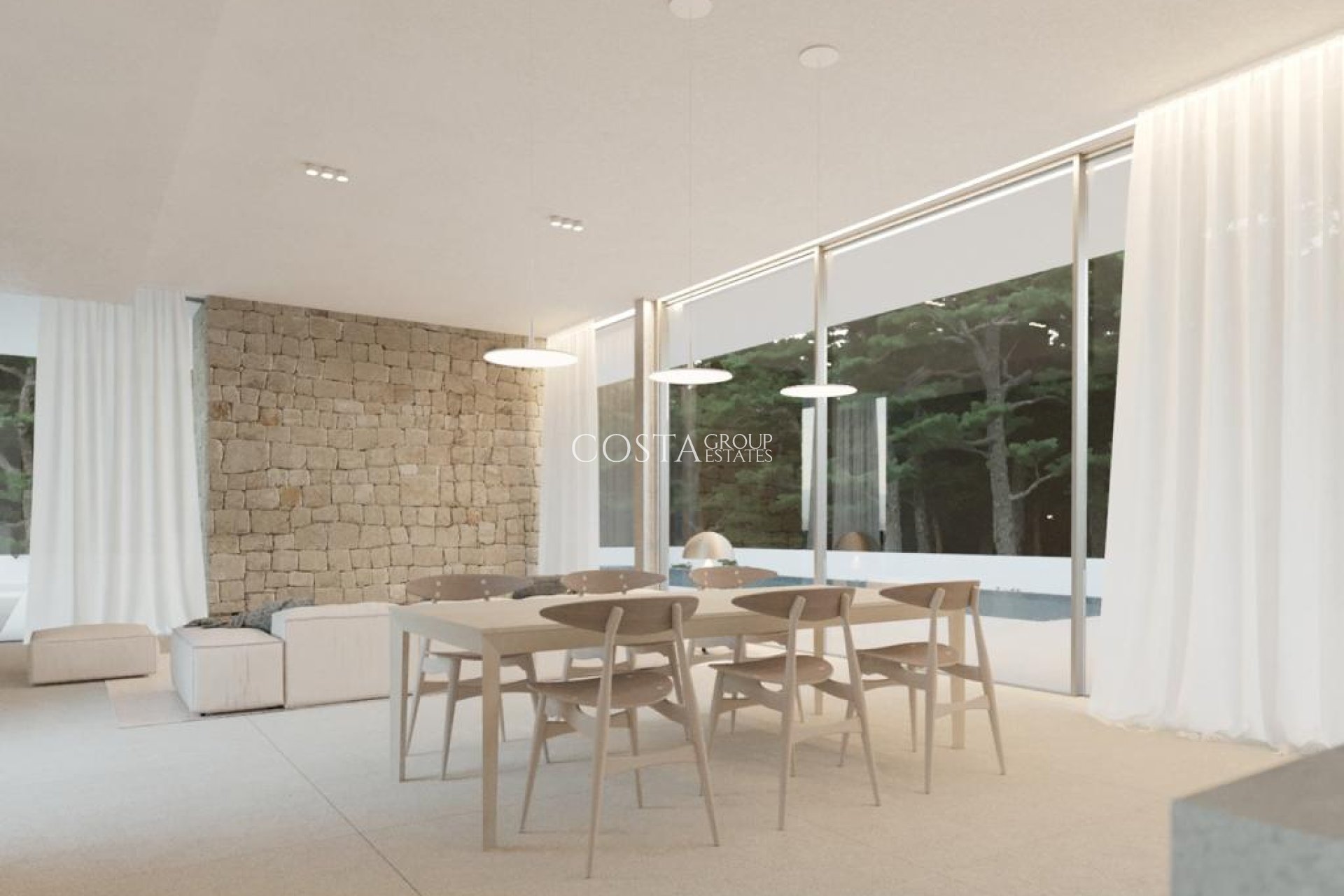 Nowy budynek - Willa -
Teulada