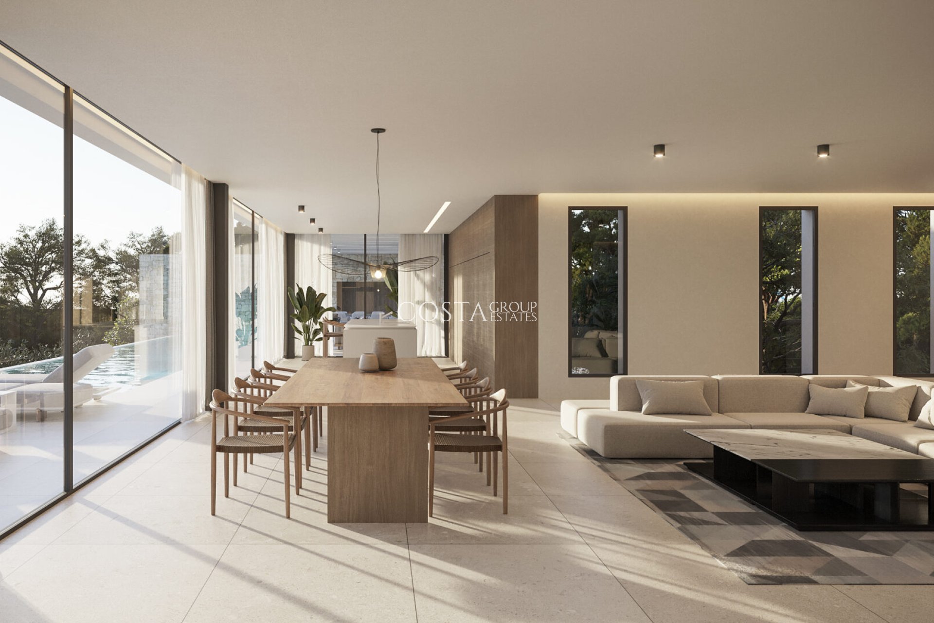 Nowy budynek - Willa -
Teulada