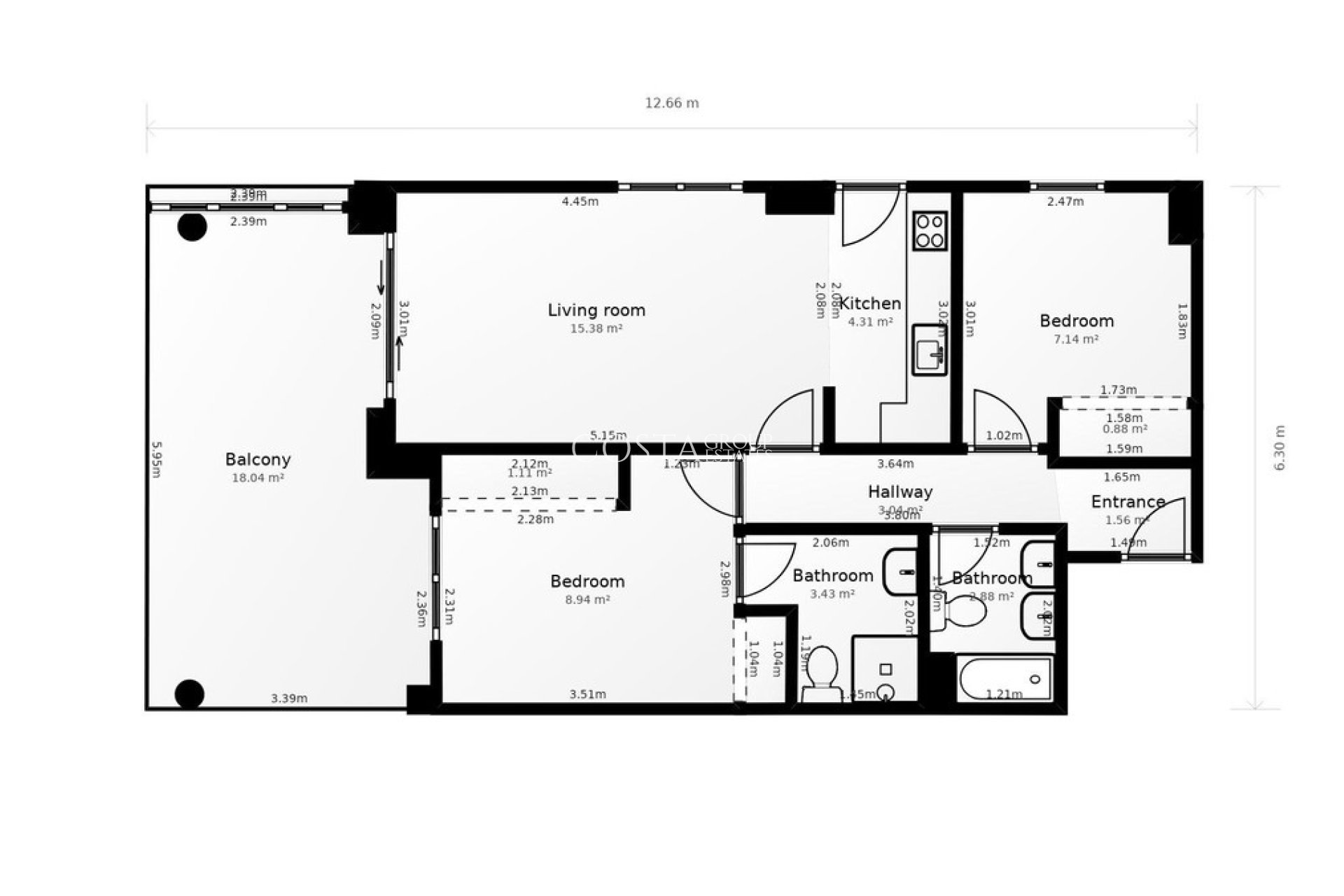 Odsprzedaż - Apartments -
Calpe - Calpe Centro