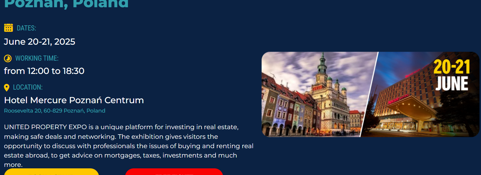 Salon de l'immobilier United Expo Poznań 2025