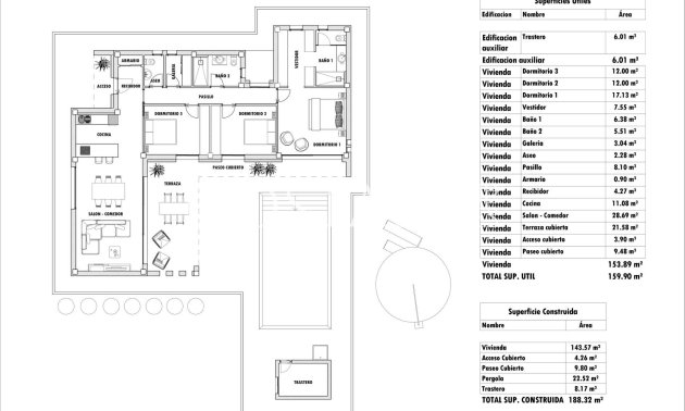 Nouvelle construction - Villa -
Aspe - Poligono 19