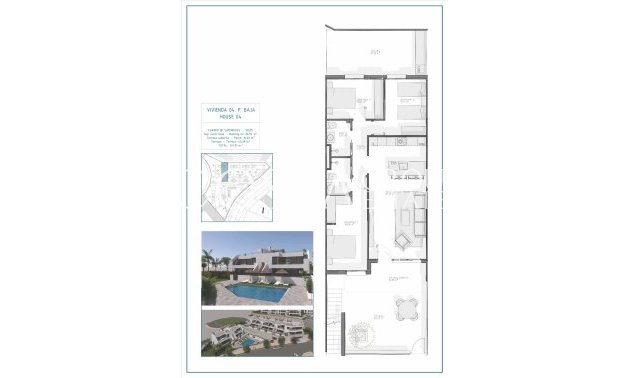 Nieuwbouw Woningen - Ground Floor Bungalow -
Vera - Pueblo Salinas