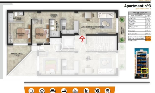 Neue Gebäude - Apartment -
Torrevieja - Playa del Acequión