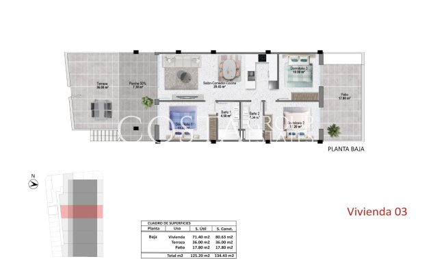 Nieuwbouw Woningen - Ground Floor Bungalow -
Pilar de la Horadada - pueblo