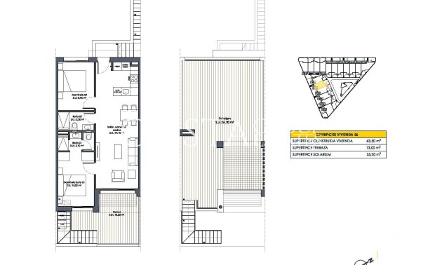 New Build - Top Floor Bungalow -
San Fulgencio