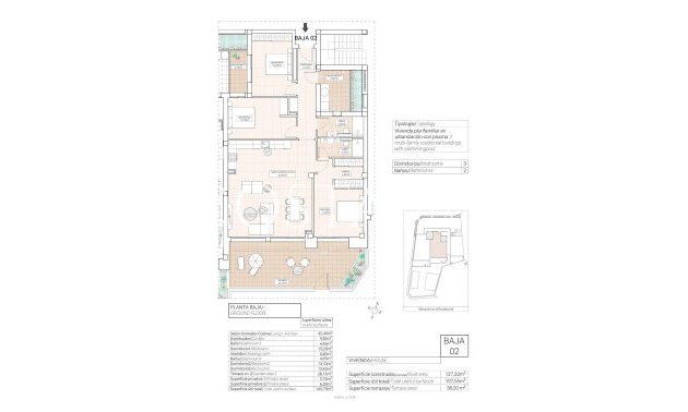 Nowy budynek - Ground floor apartment -
Hondón de las Nieves - Pueblo