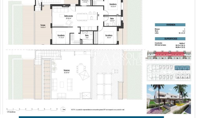 Nieuwbouw Woningen - Top Floor Bungalow -
Los Alcazares - Serena Golf