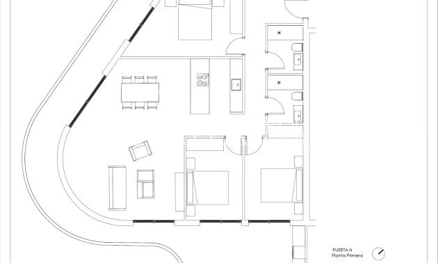 Nouvelle construction - Appartement -
Calpe - Arenal Bol