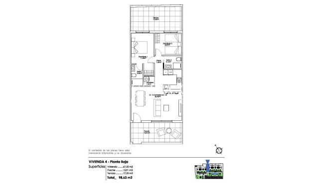 Nieuwbouw Woningen - Ground Floor Bungalow -
Pilar de la Horadada - Parque Ramon eugenio Escudero
