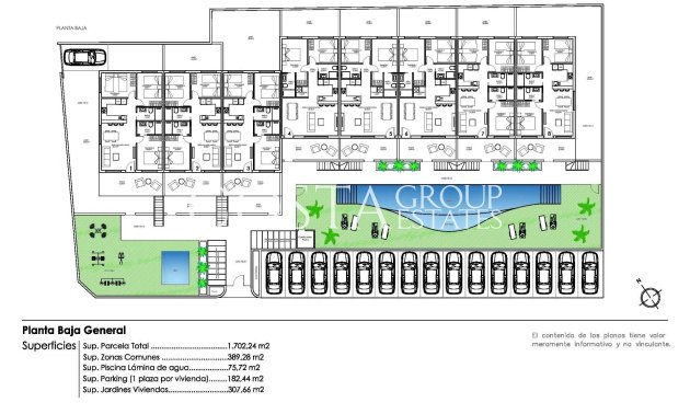 Nieuwbouw Woningen - Ground Floor Bungalow -
Pilar de la Horadada - Parque Ramon eugenio Escudero