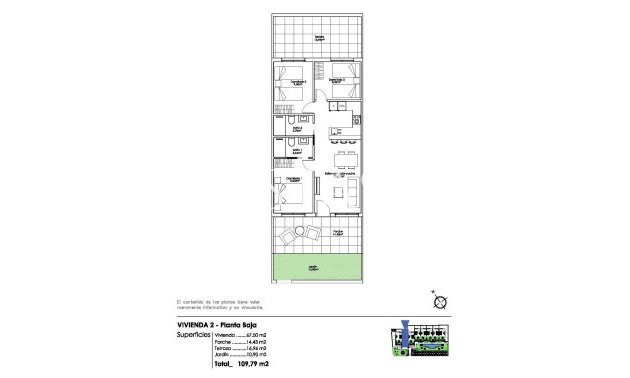 Nieuwbouw Woningen - Ground Floor Bungalow -
Pilar de la Horadada - Parque Ramon eugenio Escudero