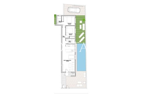 Neue Gebäude - Top Floor Bungalow -
Santiago de la Ribera - Santiago De La Ribera