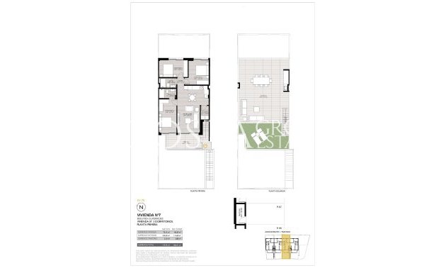 Nieuwbouw Woningen - Top Floor Bungalow -
San Pedro del Pinatar - Los Cuarteros