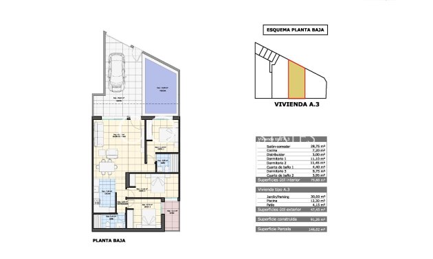 Nieuwbouw Woningen - Ground Floor Bungalow -
Pilar de la Horadada - pueblo