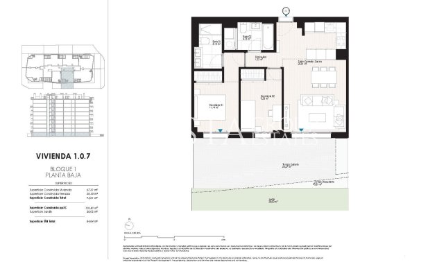 Nowy budynek - Ground floor apartment -
Villajoyosa - Playa del Torres