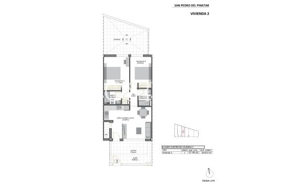 Nieuwbouw Woningen - Ground Floor Bungalow -
San Pedro del Pinatar - Los Cuarteros