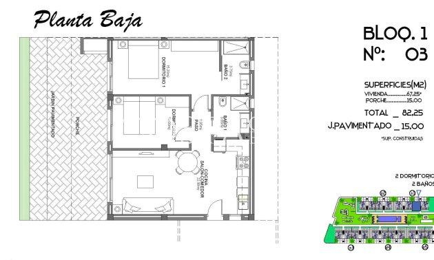 Nouvelle construction - Ground Floor Bungalow -
Algorfa - La Finca Golf