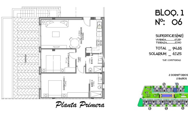 Nouvelle construction - Top Floor Bungalow -
Algorfa - La Finca Golf