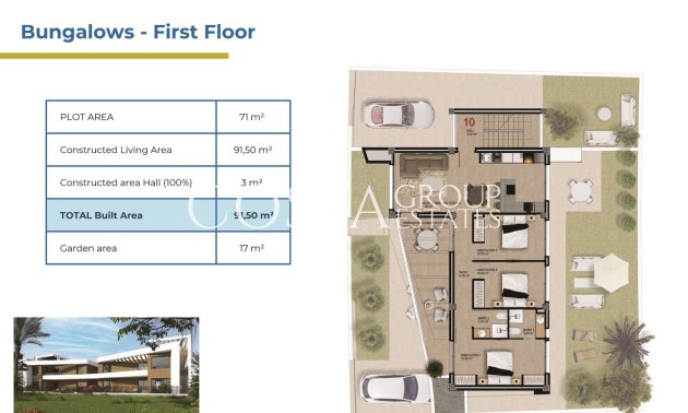 Nieuwbouw Woningen - Top Floor Bungalow -
Orihuela Costa - La Ciñuelica
