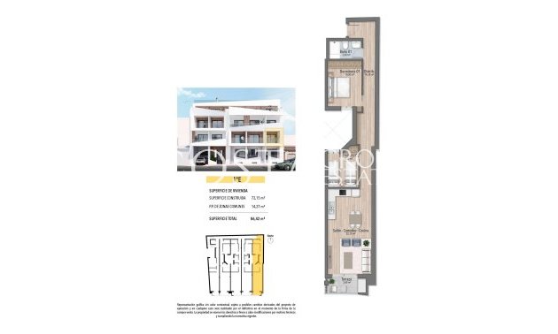 Nowy budynek - Apartament -
Torrevieja - Playa de El Cura