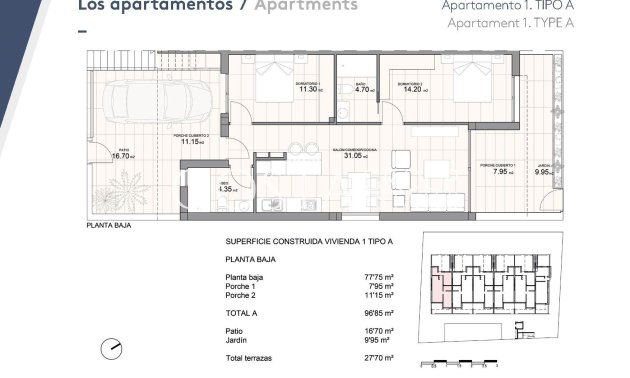 Nieuwbouw Woningen - Ground Floor Bungalow -
Pilar de la Horadada - pueblo