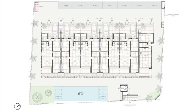 Nieuwbouw Woningen - Ground Floor Bungalow -
Pilar de la Horadada - pueblo