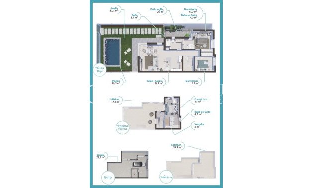 Nieuwbouw Woningen - Semidetached -
Los Alcazares - Torre del Rame