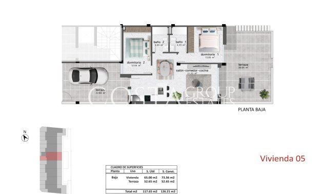 Nieuwbouw Woningen - Ground Floor Bungalow -
Pilar de la Horadada - pueblo